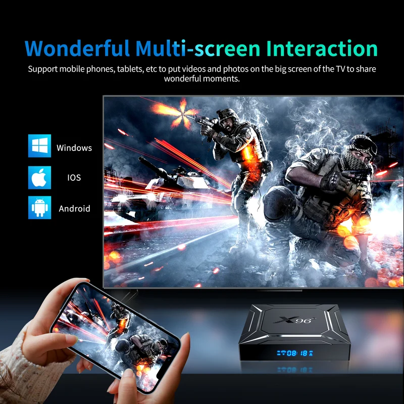 Boîtier TV Android X96 M200 Amlogic S905A/S905X5M (S905X5M) - Vente en gros