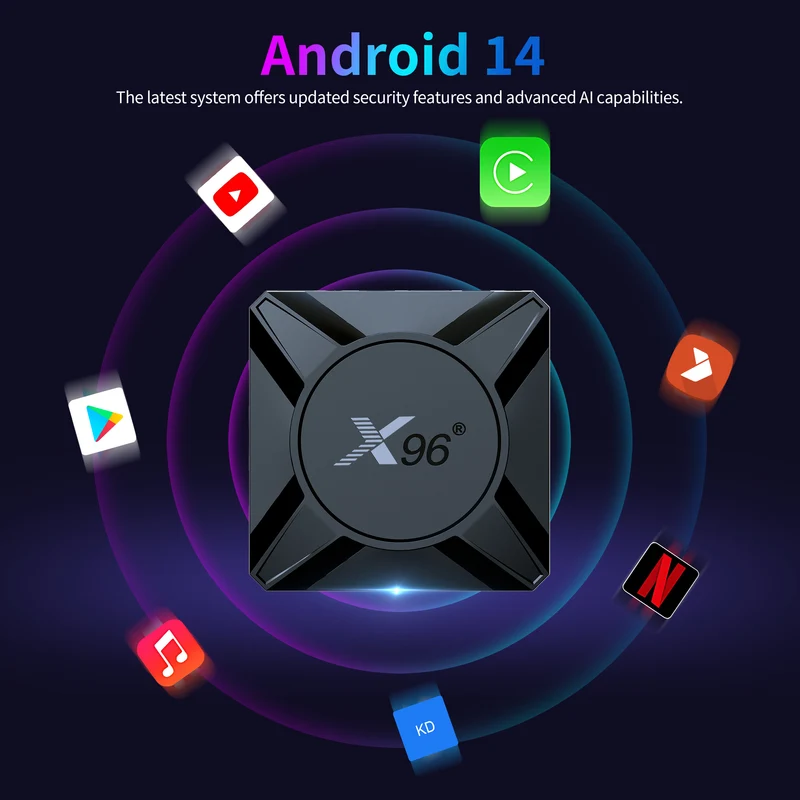 Fabricant de boîtiers TV Android X96 M300 Amlogic S905A/S905X5M AV1