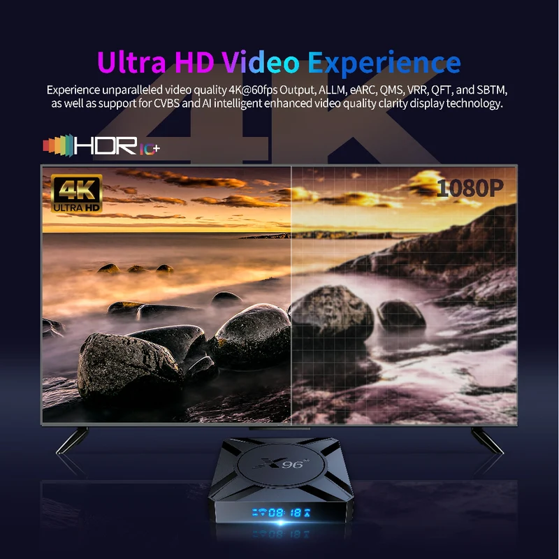 Fabricant de boîtiers TV Android X96 M300 Amlogic S905A/S905X5M AV1