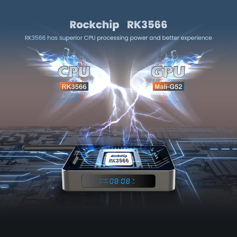 Boîtier TV Linux Debian 10(Linux 4.19)-Rockchip RK3566