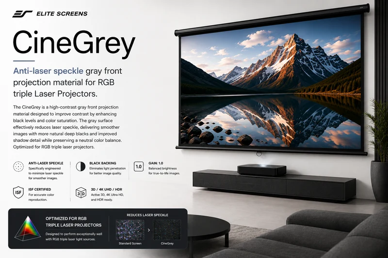 CineGrey - Screen Material Sample (DIN A4)