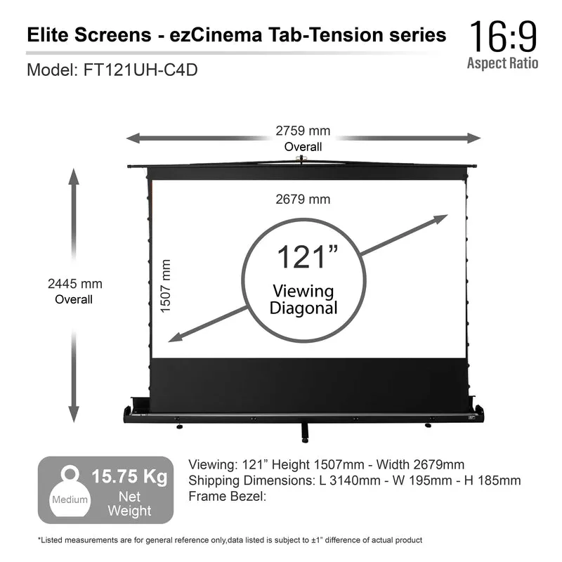 ezCinema Tab-Tension – ALR – Écrans de projection portables