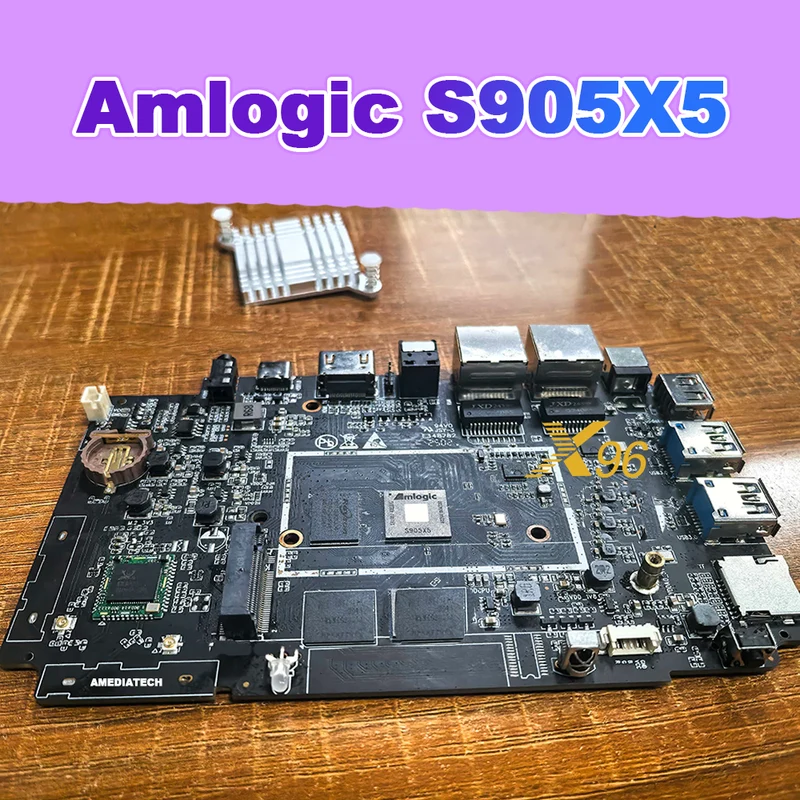 Boîtier TV Amlogic S905X5 Android 14 AV1