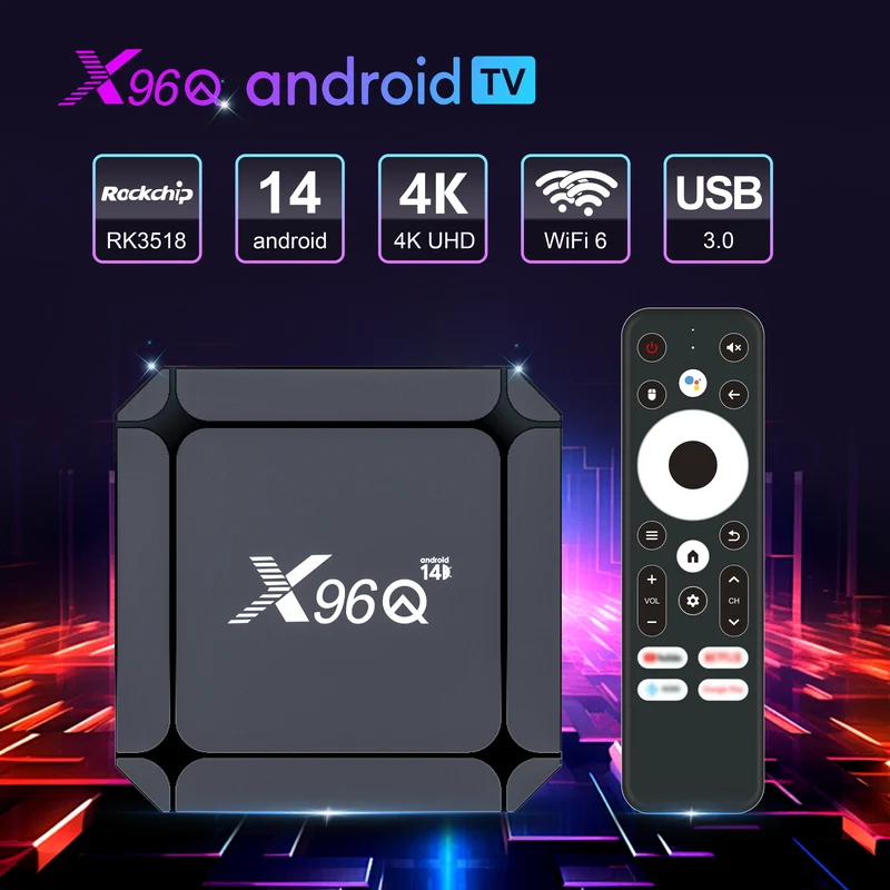 Fabricant du boîtier TV Android 3518 96K Rockchip RK14 X4Q ATV