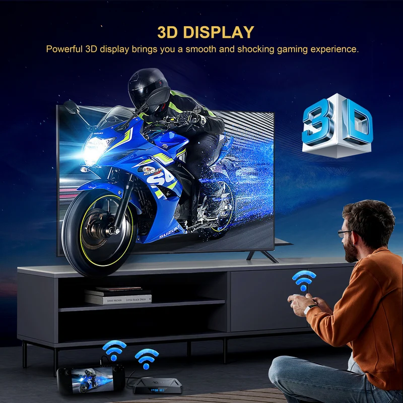 Boîtier TV X96Q Pro+ 8K Allwinner H728 Android 14 X96, lecteur d'affichage numérique