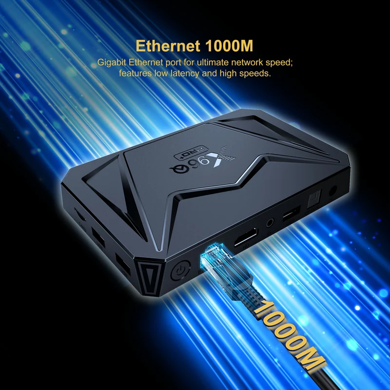 Boîtier TV X96Q Pro+ 8K Allwinner H728 Android 14 X96, lecteur d'affichage numérique