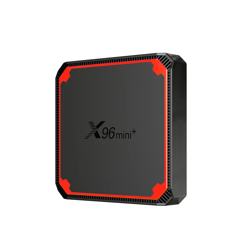 Boîtier TV X96Mini+ Quad Core Amlogic, lecteur multimédia d'affichage numérique