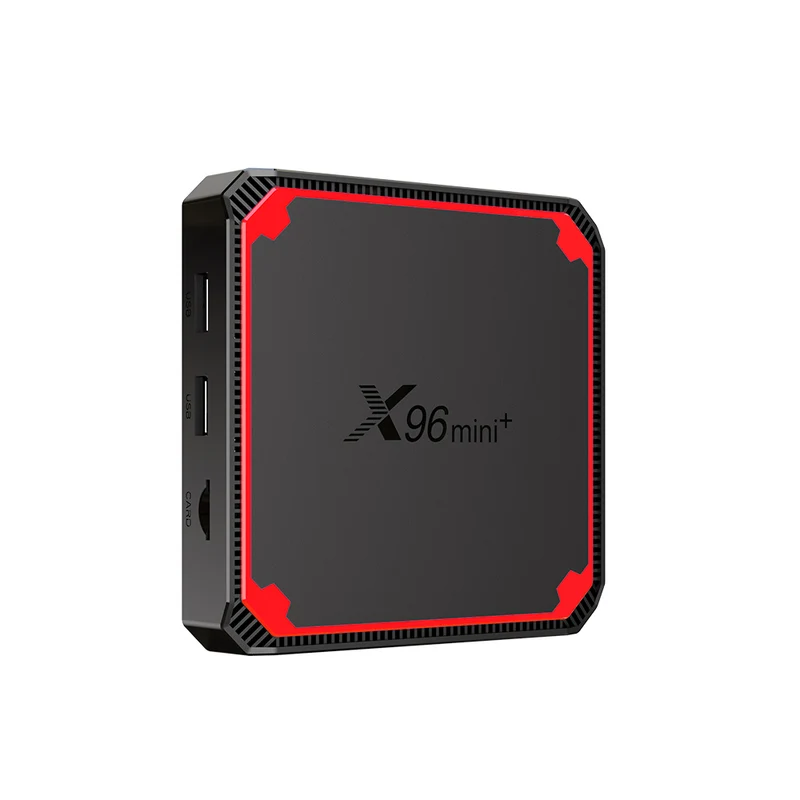 Boîtier TV X96Mini+ Quad Core Amlogic, lecteur multimédia d'affichage numérique
