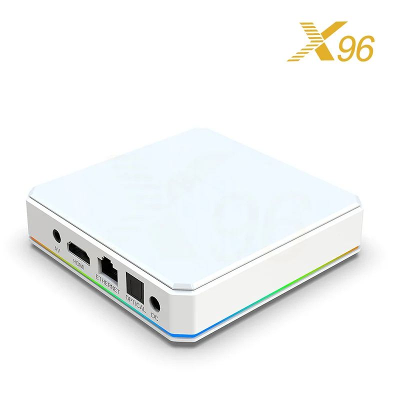 Boîtier TV X96 X4 Amlogic S905X4 Quad Core - Blanc