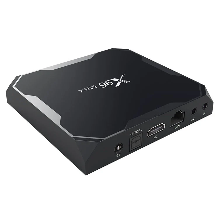 Boîtier TV X96Max Amlogic S905X2 Lecteur multimédia quadricœur