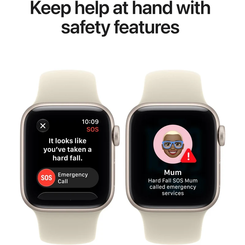 Apple Watch SE 3 GPS 40mm Midnight Aluminium Case Navy Blue Sport Band M/L