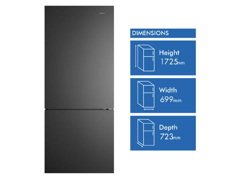 Westinghouse 425L Bottom Mount Refrigerator