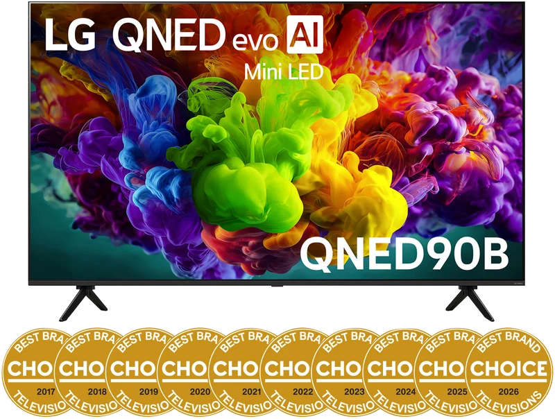 LG 75" QNED90B EVO AI MINI LED 4K SMART TV 2026
