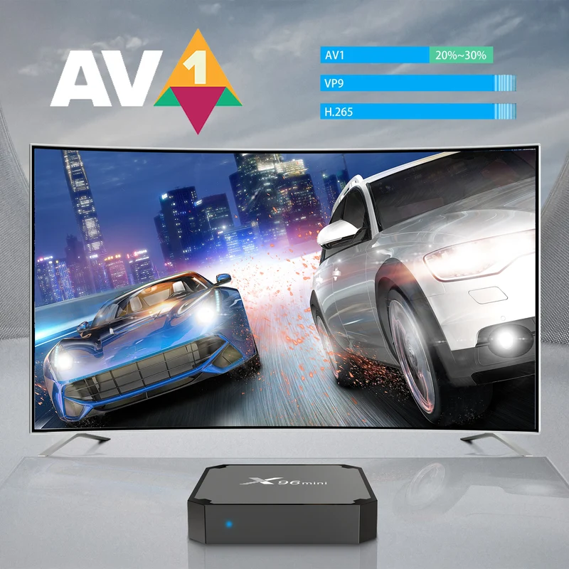 X96mini TV Box Quad Core Amlogic S905W2 décodeur
