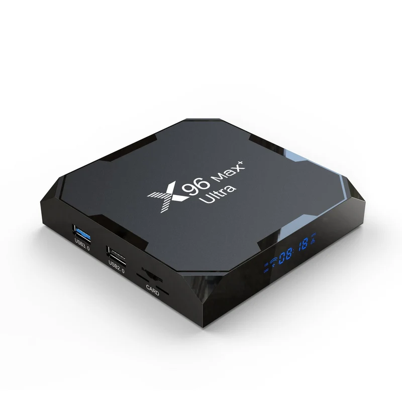 Boîtier TV X96 Max+ Ultra Quad Core Amlogic S905X4