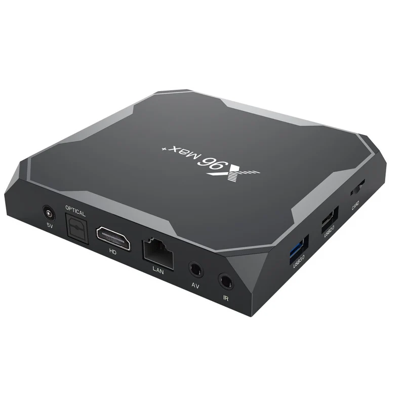 Boîtier TV X96 Max+ Quad Core Amlogic S905X3