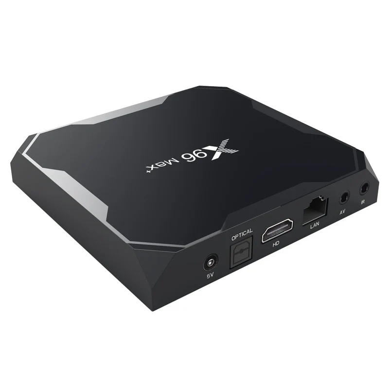 Boîtier TV X96 Max+ Quad Core Amlogic S905X3