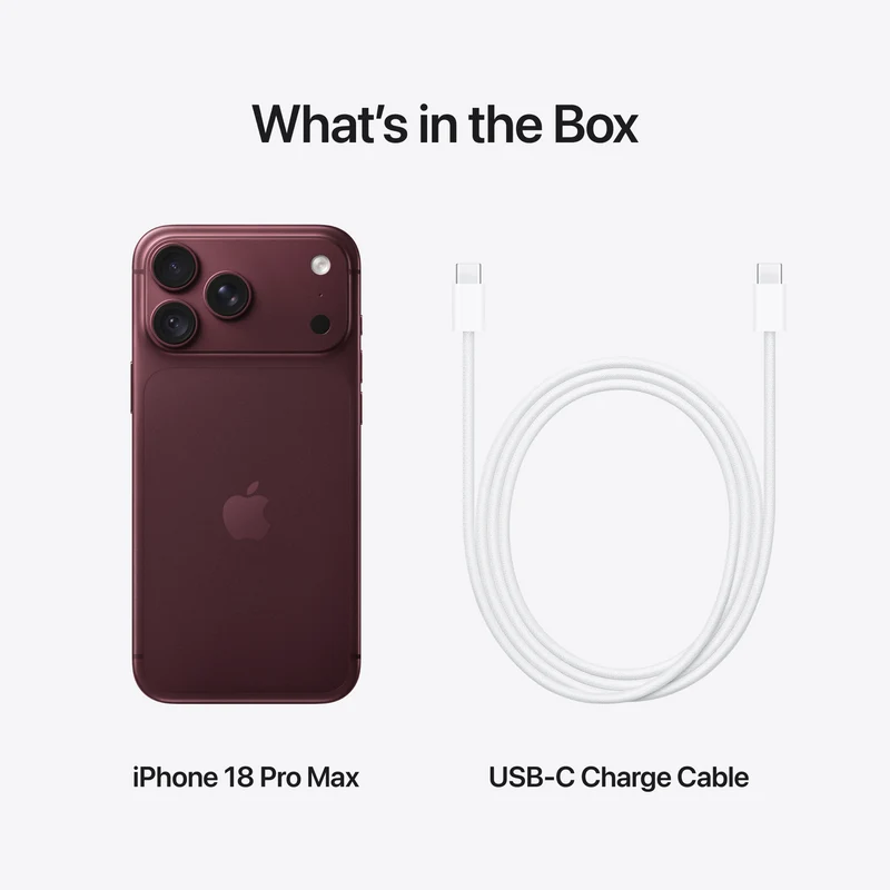 Apple iPhone 18 Pro Max 256GB Burgundy