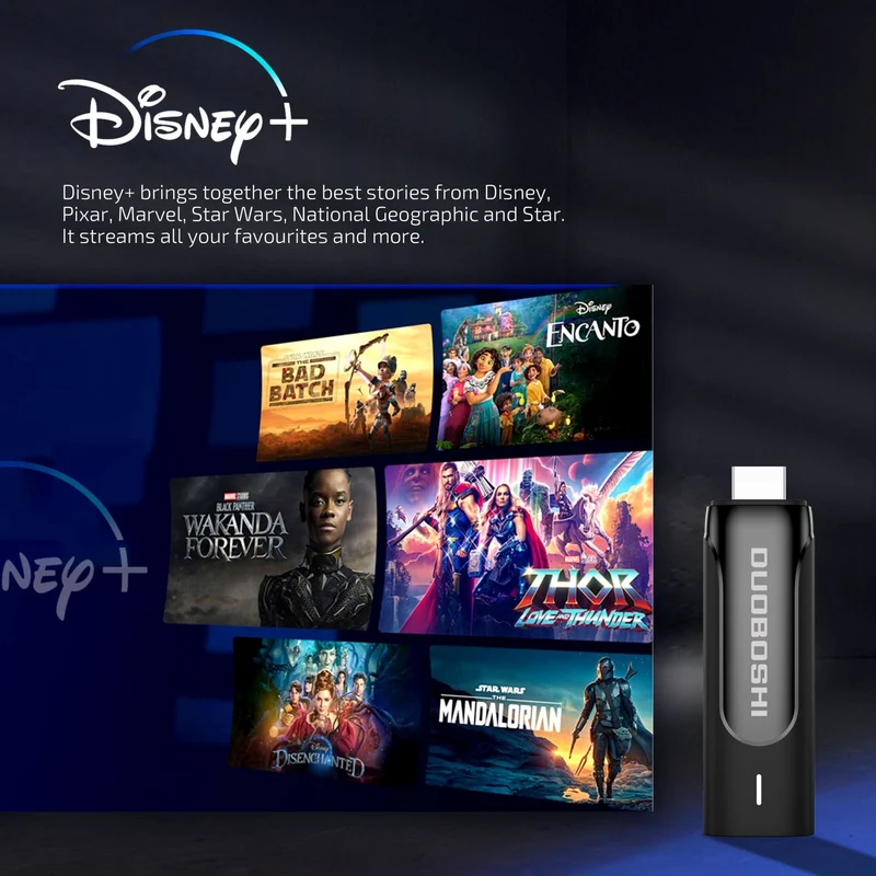 Clé TV Google 4K certifiée Netflix et Google TV Dongle Amlogic S905Y4 TV Stick