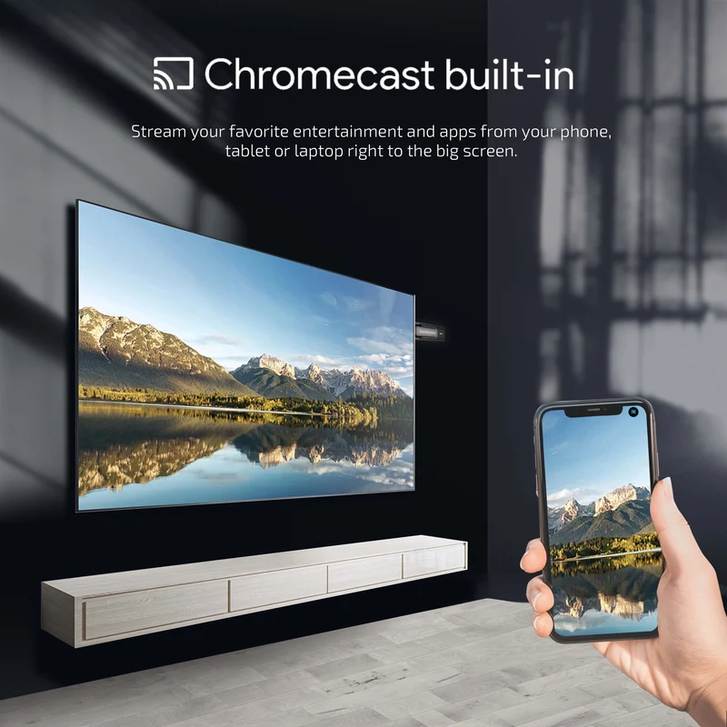 Clé TV Google 4K certifiée Netflix et Google TV Dongle Amlogic S905Y4 TV Stick