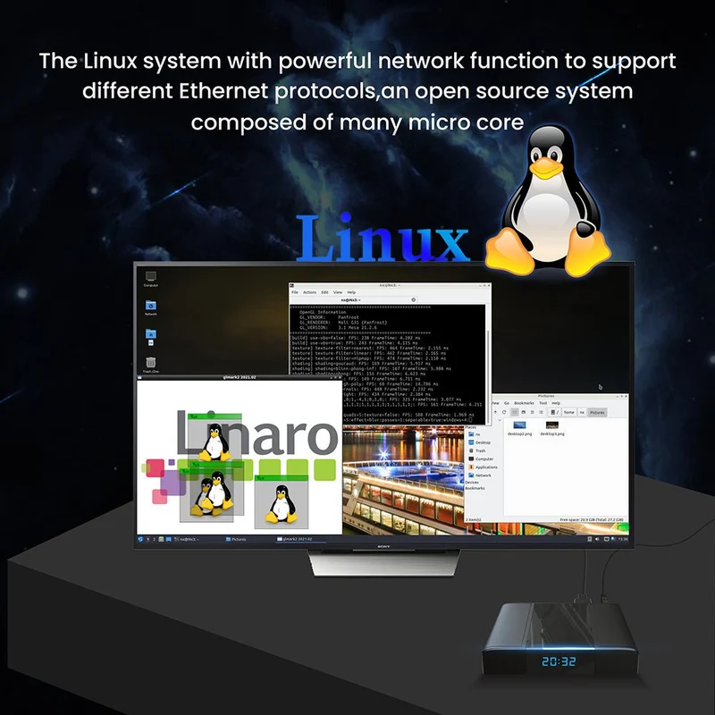 Solution Linux TV Box pour Cloud Print/Cloud Server.
