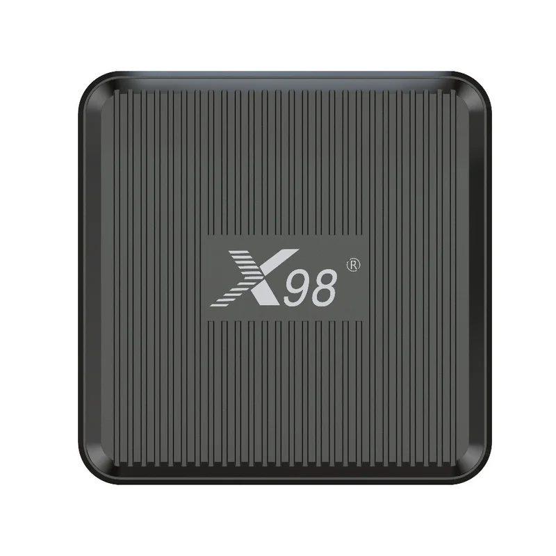 Boîtier TV Android X98Q Amlogic S905W2 Quad Core 4K Dual WiFi avec lecteur d'affichage numérique