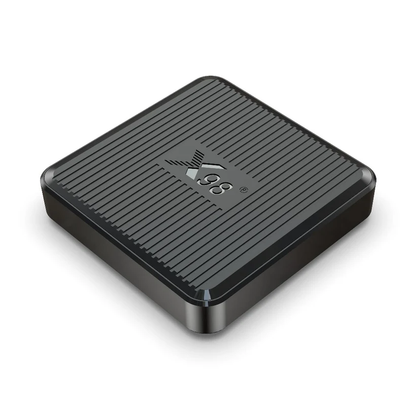 Boîtier TV Android X98Q Amlogic S905W2 Quad Core 4K Dual WiFi avec lecteur d'affichage numérique