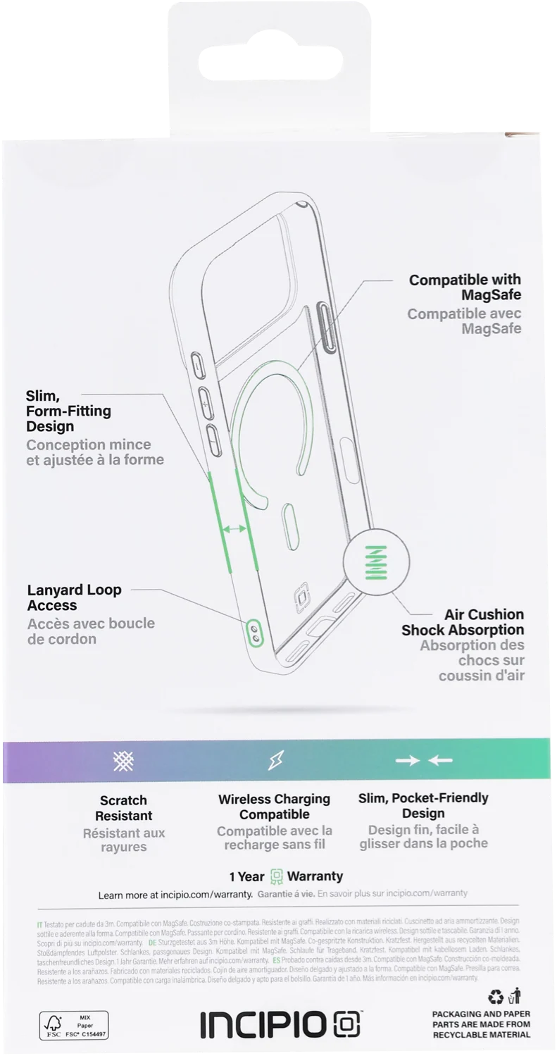 Incipio Velocity MagSafe Compatible iPhone 18 Pro Max / 17 Pro Max Case - Clear