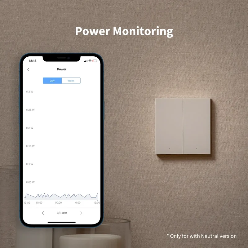 Smart Wall Switch H1 (No Neutral)