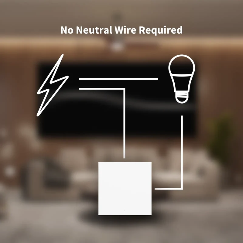 Smart Wall Switch H1 (No Neutral)