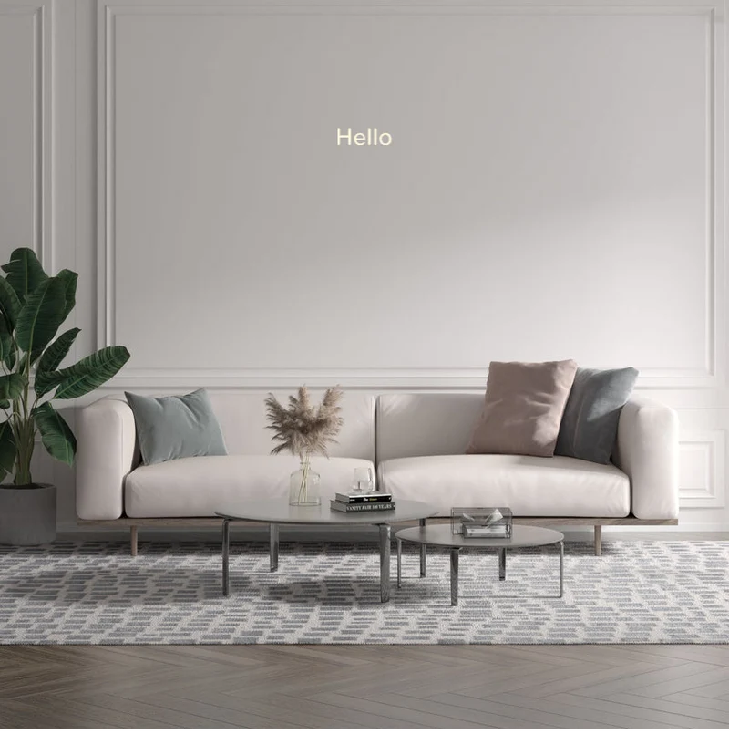 Custom text: Hello