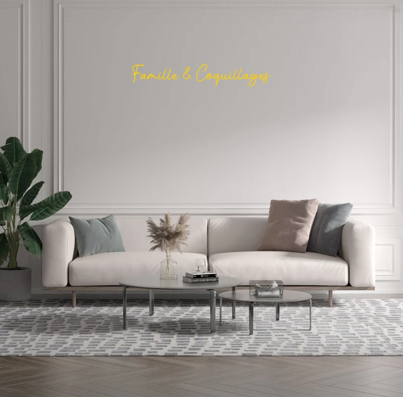 Custom text: Famille & Coquillages