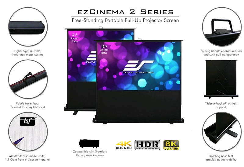 ezCinema Plus - Écrans de projection portables