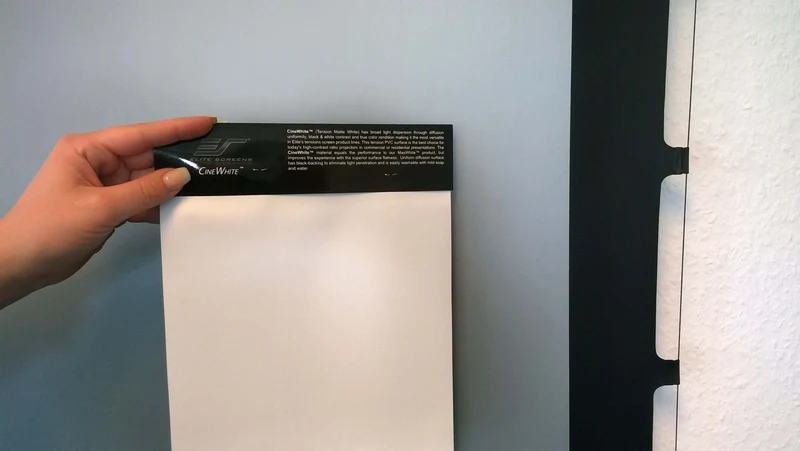 CineGrey 3D - Échantillon de matériau d'écran (format A4)