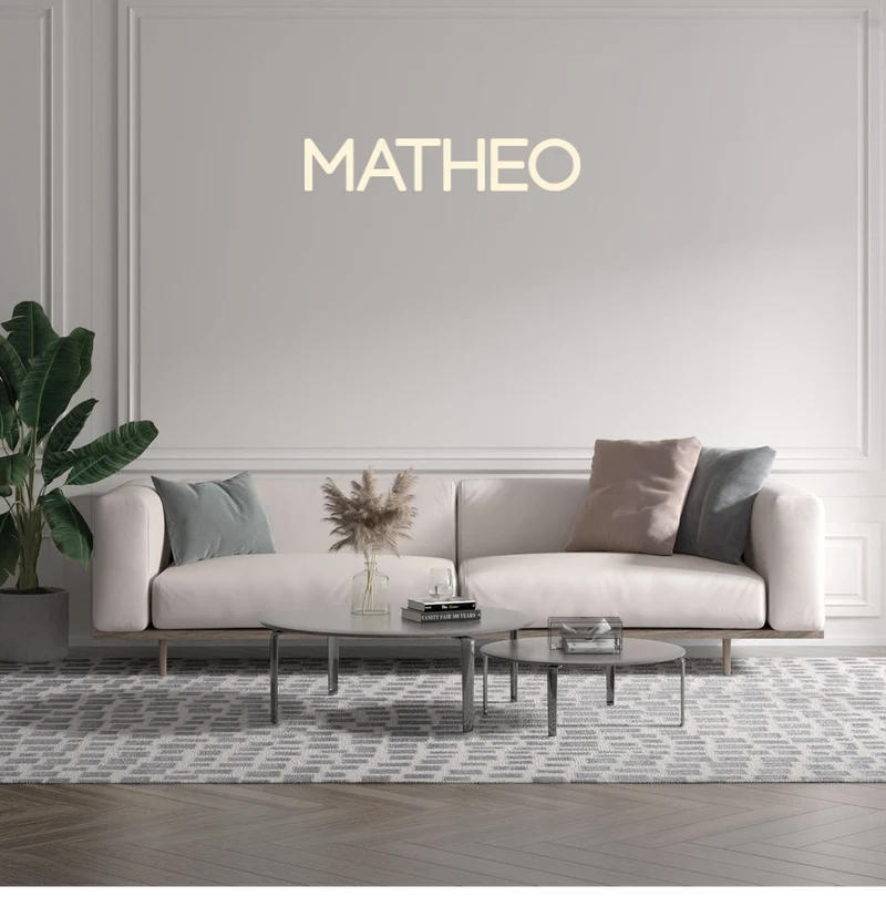 Custom text: MATHEO