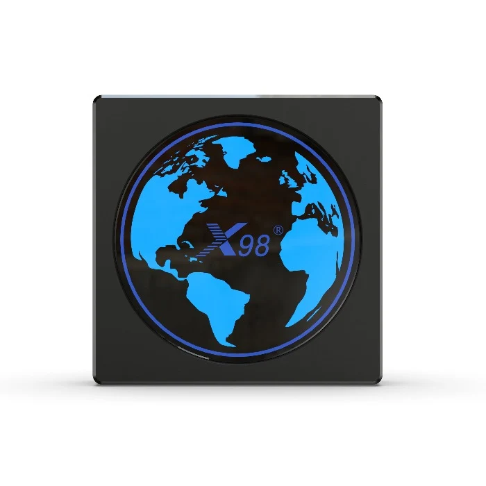 Boîtier TV Android X98 Mini Amlogic S905W2 Quad Core avec lecteur d'affichage numérique