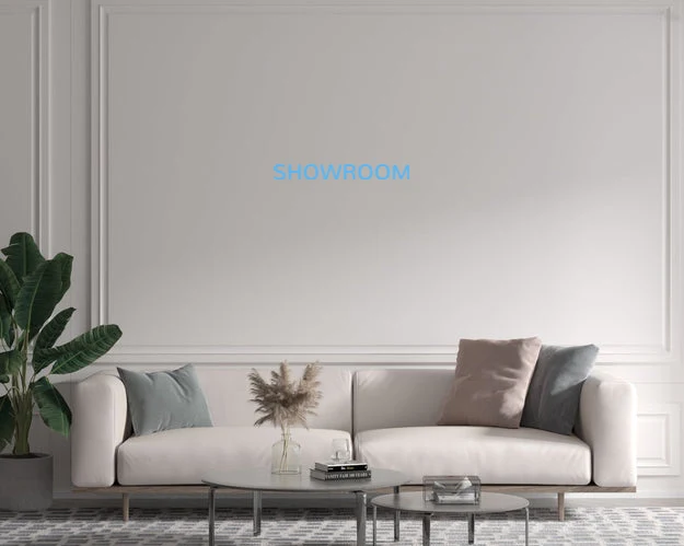 Custom text: SHOWROOM