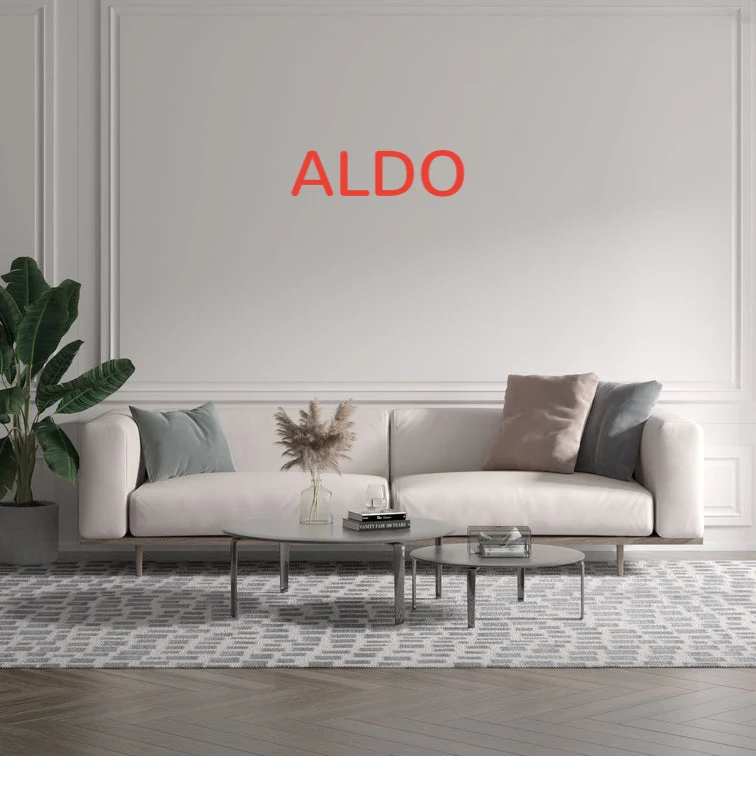 Custom text: ALDO