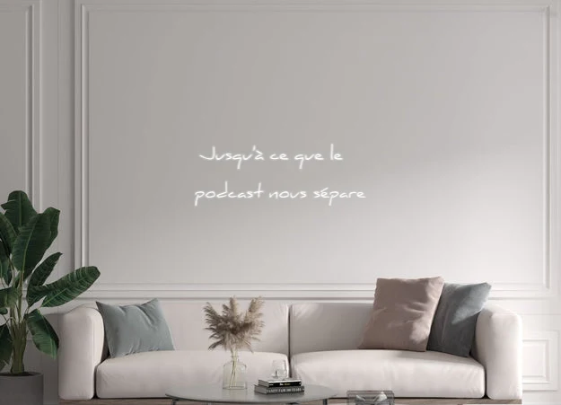 Custom text: Jusqu'à ce que le podcast nous sépare