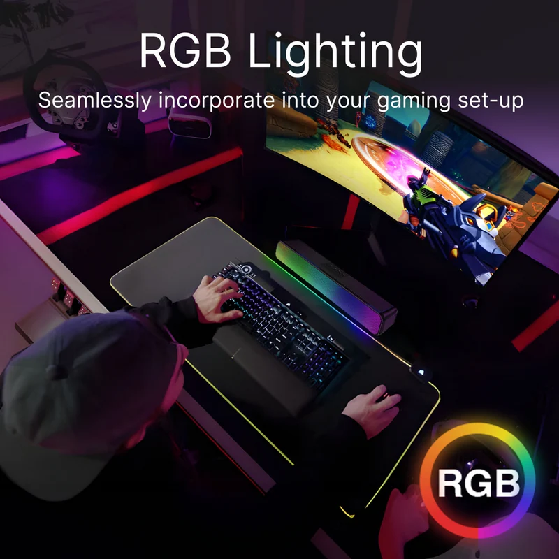 Laser Gaming Bluetooth RGB Soundbar