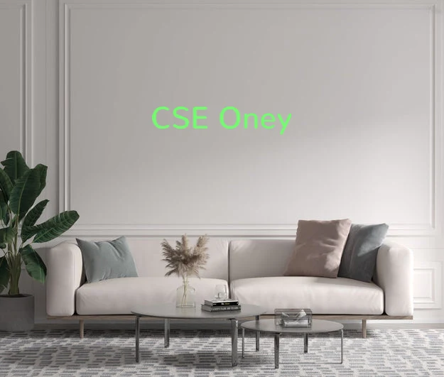 Custom text: CSE Oney