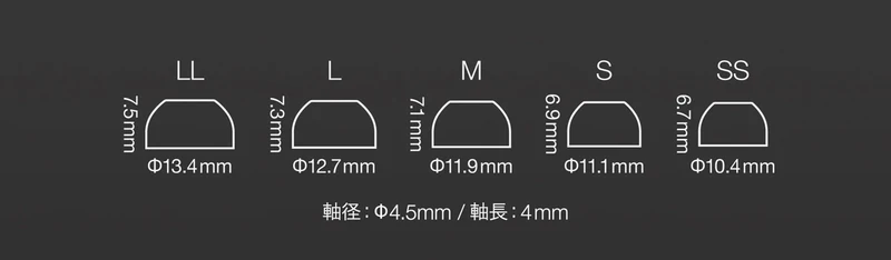 Final Audio FUSION-G | Triple Hybrid Structure Ear Tips