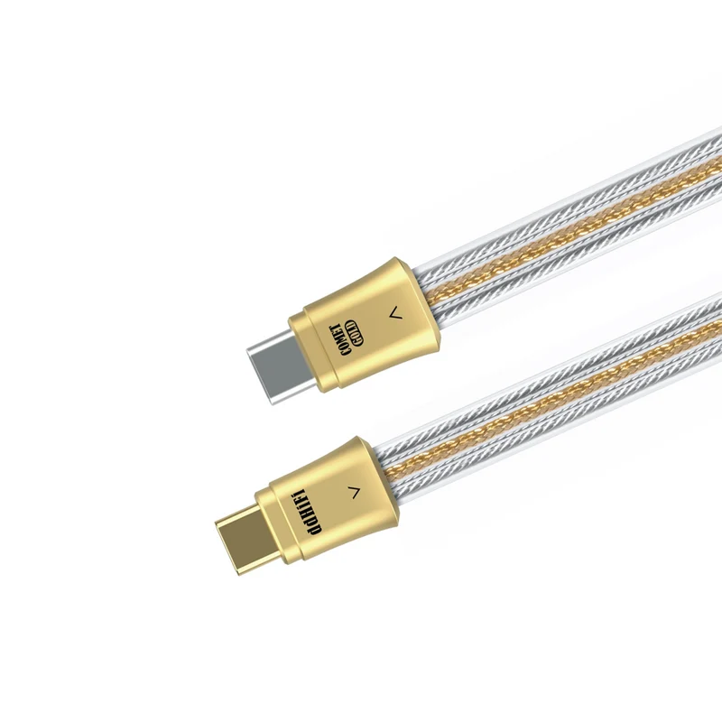 ddHiFi TC19CC Gold Flagship Cable | Pure Silver Digital Signal Cable