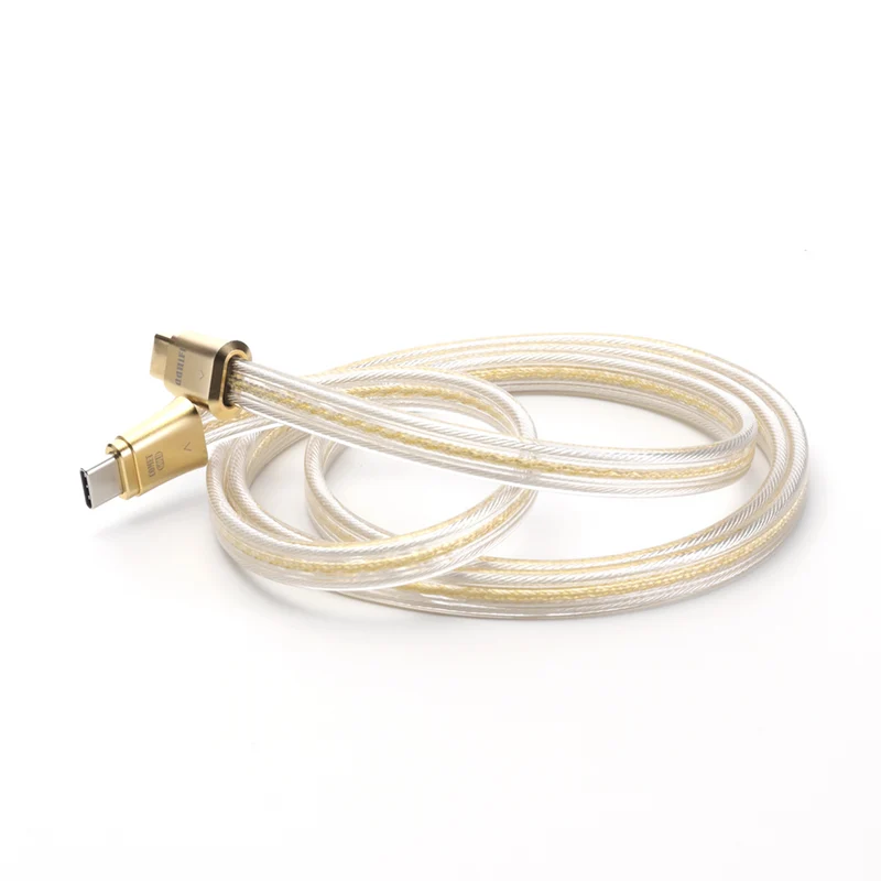 ddHiFi TC19CC Gold Flagship Cable | Pure Silver Digital Signal Cable
