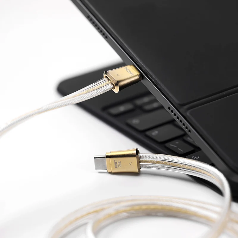 ddHiFi TC19CC Gold Flagship Cable | Pure Silver Digital Signal Cable