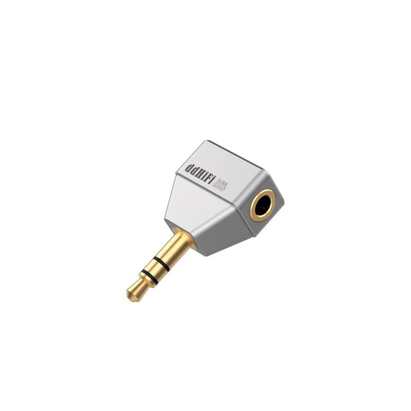 ddHiFi DJ35L L-Shaped Adapter | 3.5mm F to 3.5mm M