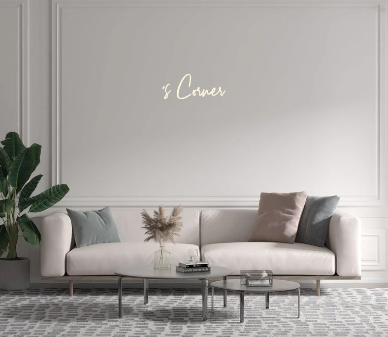 Custom text: 's Corner