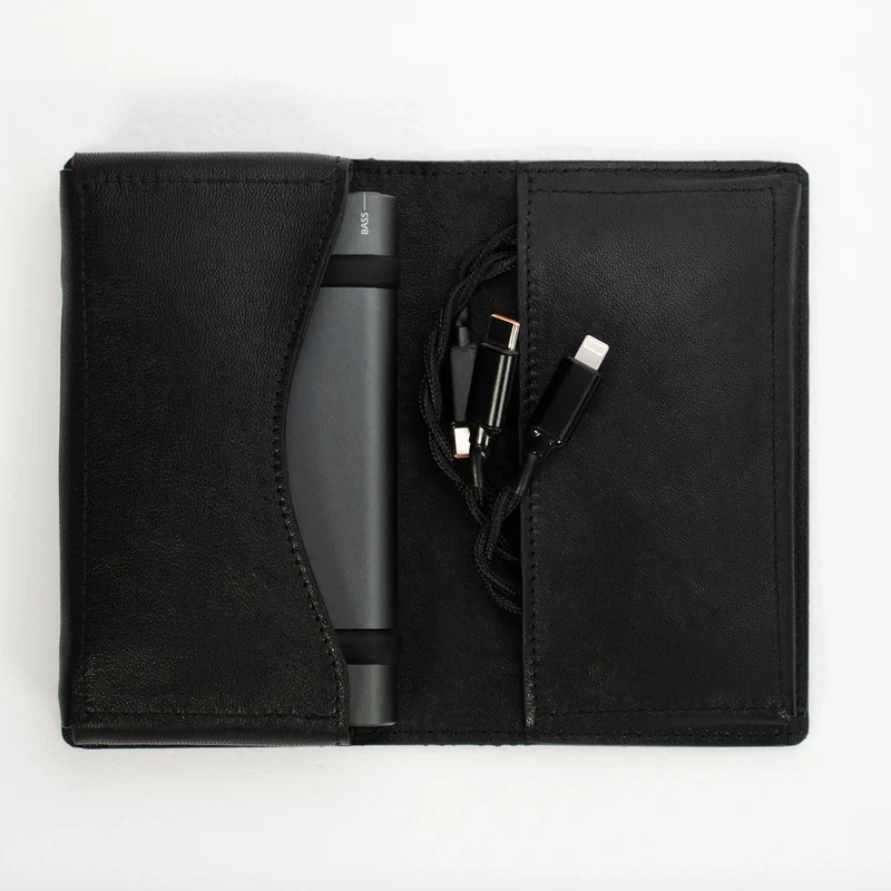 Audma Brioso Case | Black Leather Case for Brioso