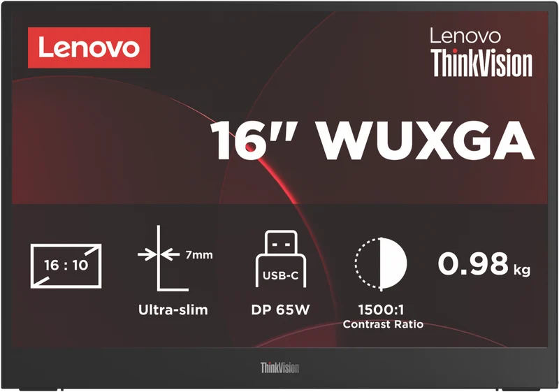 Lenovo ThinkVision M16 16" WUXGA IPS Portable Monitor