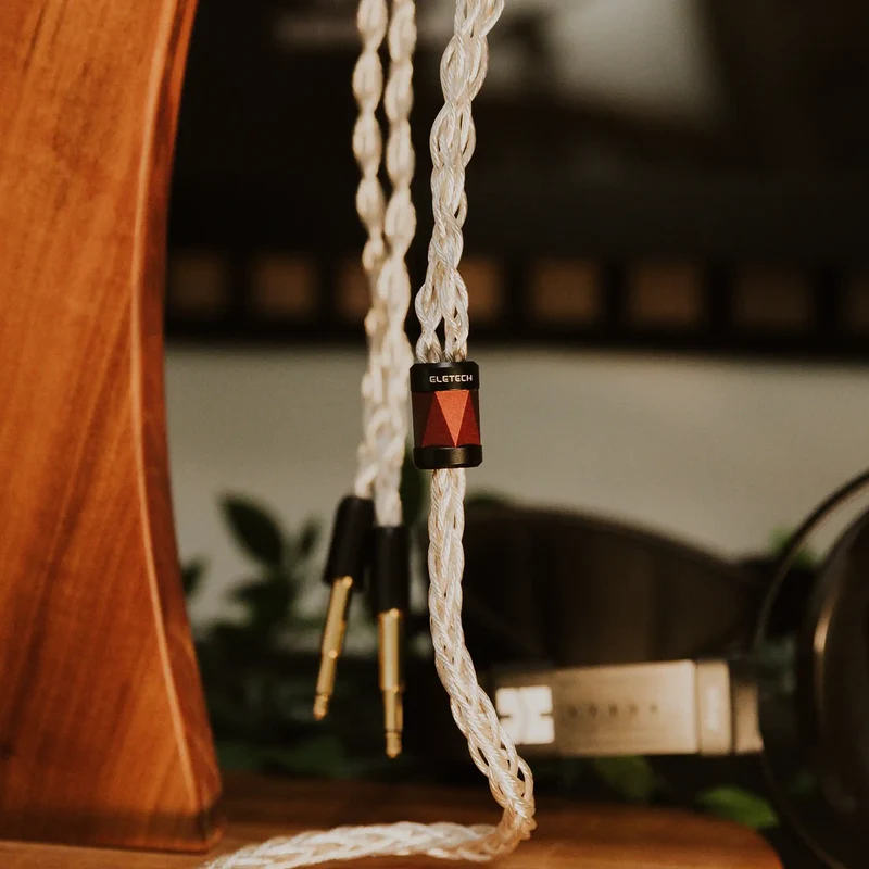 Eletech x Bloom Audio Sage | Silver-Plated Copper Headphone Cable